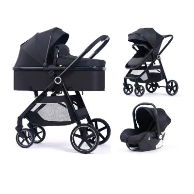 China Multi-function Purpose One-click Folding Kids Baby Pram Stroller 3 in 1 Carriage Kinderwagen Poussette Stroller Baby Strollers for Baby for sale