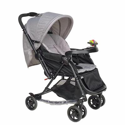 China Multi-function Purpose Light weight Easy Folding Portable multi-function kids pram baby stroller  can carry on board for sale