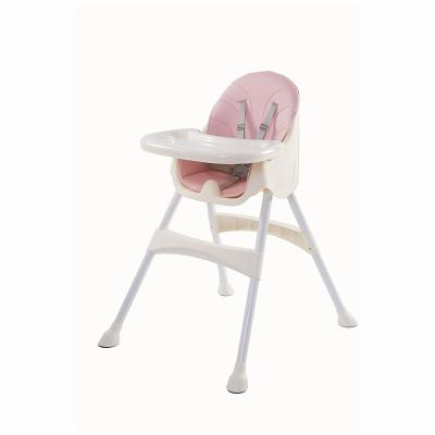 China Modern 2 in 1 plastic children kids chairs highchair baby feeding dining high chair for sale