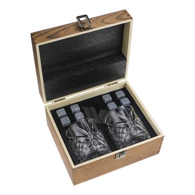 China Barber Shop Accessories Amazon Customized Wedding Whiskey Glasses Mug Sets Barber Shop Accessories Beer Tumbler Gift Wooden Box for sale