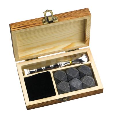 China Reusable Barber Shop Kitchen Tableware Suit Whiskey Drinks Tool Stone Gift Box Factory Direct Sale for sale