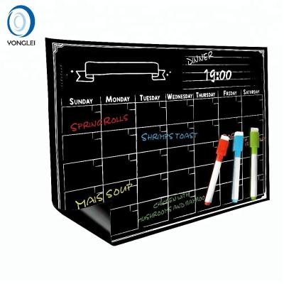 China Premium Black Erase A1 Calendar Fridge Magnetic Dry Board Calendar 1.1 Magnetic Calendar for sale