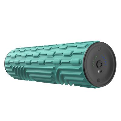 China Hi5 Comfortable Custom Logo 5 Speed ​​Yoga Fitness Exercise Vibrating Back Massager For Muscles Electric Foam Roller for sale