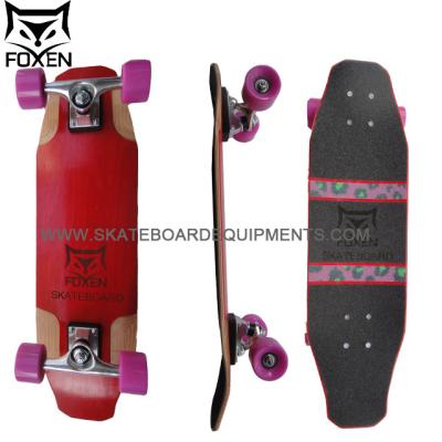 China A fábrica de luxe do xinda de Longboard Foxen, 104 cm, 9 camadas do bordo canadense, deixa cair para baixo à venda