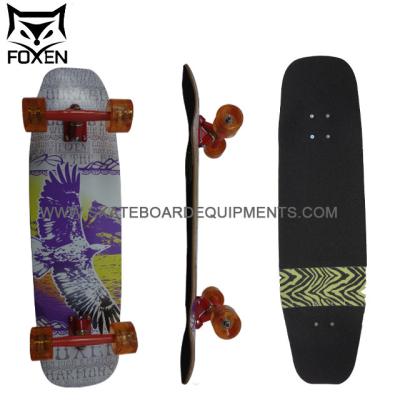 China o pássaro 32,35 da prata de Longboard da fonte de Foxen da fábrica do xinda 7 camadas canadenses deixa cair para baixo o skate à venda