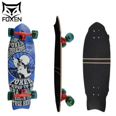 China Custom High Quality 8 Ply Canadian Maple Longboard Skateboard, Longboard Skateboard with 6