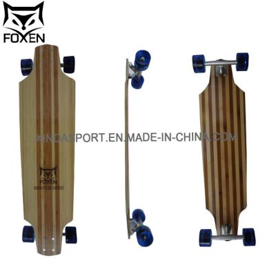 China 38*9.85 duim professionele Longboard met En13613-Certificatiebamboeskateboard LD-179 Te koop