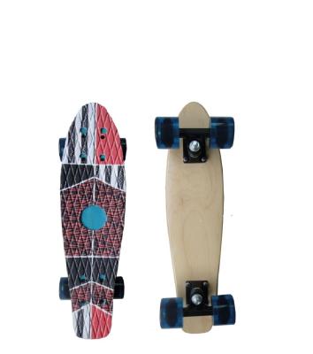 China Multi Colored Penny Board Plastic Penny Skateboard White Penny Board for sale