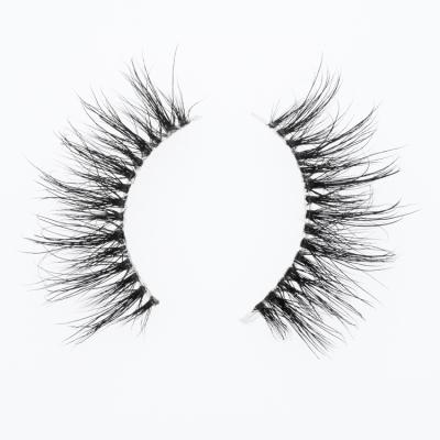 China Light Natural Eyelashes 3D Mink Lashes High Quality Real Mink Lashes for sale