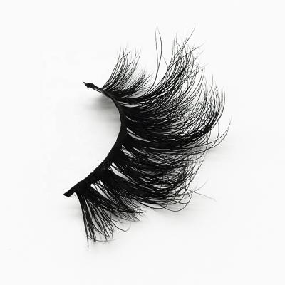 China Private Label Soft Natural Mink Eyelashes False Eyelash 25MM long 3D-6D Mink Lashes for sale