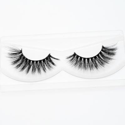 China Wholesale Light Clean Vegan 3d Synthetic Silk Thick Mink Strip Lashes Brand Eyelashes for sale