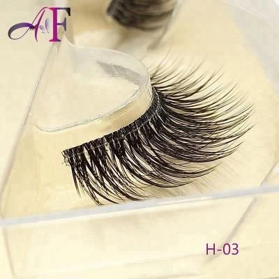 China Soft 2019 New Korea Synthetic Fiber Premium Silk Invisible Strip 3D Eyelashes Soft Lashes for sale