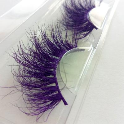 China Long 100% Natural Create Color Mink Craft Eyelashes Private Label Lashes CM02 for sale