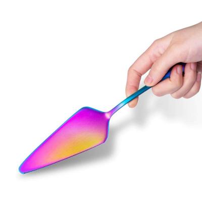 China Viable Wholesale Toothed Pizza Pia Baking Tools Stainless Steel Cake Shovel for sale