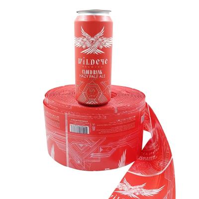 China Customized Printed Moisture Proof PVC Heat Shrink Beer Beverage Sleeves Labels , Shrinking Plastic Sleeve For PET Bottles Shrink Tape for sale