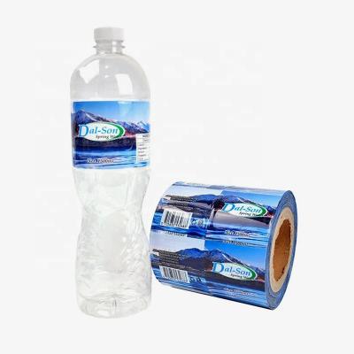 China GH-Printing Heat Sensitive PVC/Pet Environmental Custom Plastic Shrink Sleeve Label Water Bottle Labels for sale