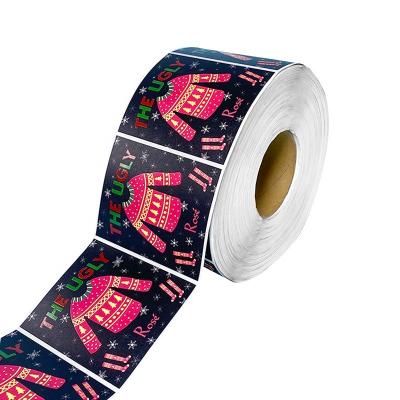 China Waterproof Hot Selling Self Adhesive Stick Label Sticker Roll CMYK Self Adhesive Printing Printing Wine Label Copy for sale