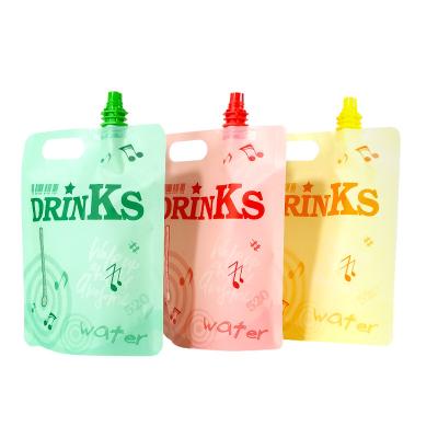 China Food Grade Moisture Proof Custom Printed Beverage Juice Drink Liquid Stand Up Spout Pouch Plastic Bag for sale