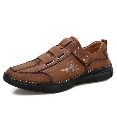 China Wholesale Durable Price Manufacturer Jinjiang Microfiber Men Leather Upper Shoes Casual for sale