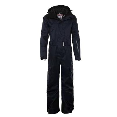 China New Style Breathable High Quality Fashion Black Custom Made Ski Wear Overalls Jacket Suit For Men for sale