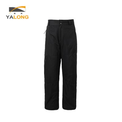 China Breathable Custom Black Lightweight Windproof 100% Polyester Classic Snow Wear Mens Ski Pants for sale