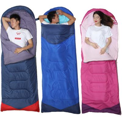 China Single Outdoor Sleeping Envelope Type Sleeping Bag Camping Sleeping Bag 4 Seasons For Adult for sale