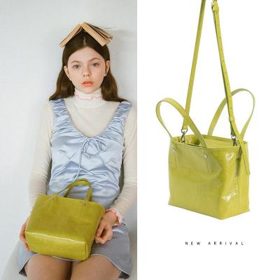 China Other Fashion Bright Custom Trend Bags Factory Shopping Tote Bag Burst Macaroon One-shoulder Handbag for sale