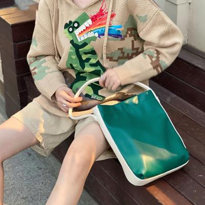 China High Quality Handbags For Women New Niche Design Contrast Packing Luxury Soft Leather Simple Bucket Bag Female Bag for sale