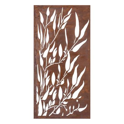 China CLASSIC laser cut exterior metal / corten steel privacy screen panels for corten steel screen for sale