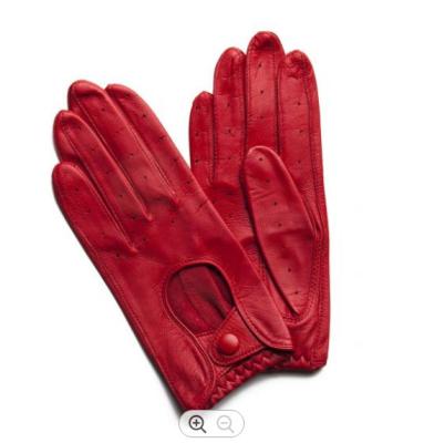 China ZF6099 Top Quality Plain Ladies Leather Training Gloves In Red Color for sale