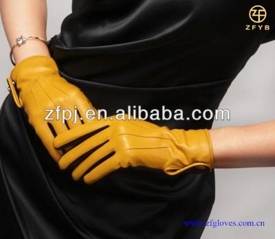 China ZF3586 Simple Dressing Fashion Leather Gloves Women for sale