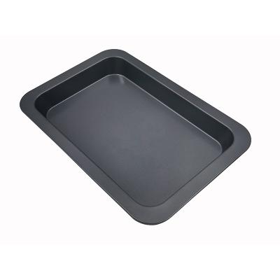 China JIANGXIN Sustainable Durable Nonstick Carbon Steel Bakeware Rectangular Tray for sale