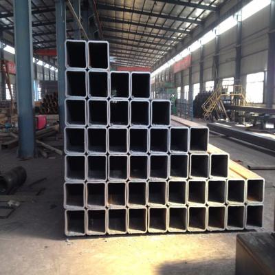 China Green House structure q235b welded carbon steel square pipe 120x120 for sale