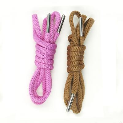 China Wholesale Viable Garment Cotton Hoodie Tips Metal Ends Silicone Cord Elastic Rope Cord for sale