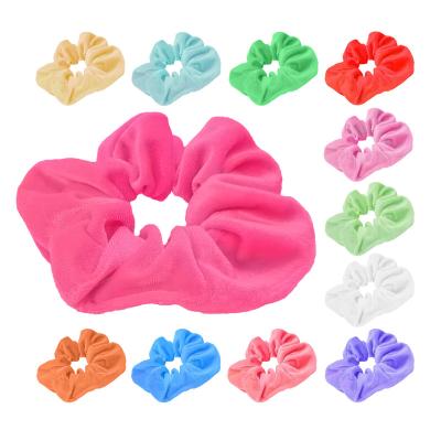 China Pretty Fashional Lady Hot Sale 2021custom Velvet Hair Scrunchies Hair Ties High Quality Hair Net for sale