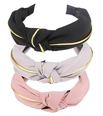 China Factory supplier good quality stylish hair accesory knotted headband best selling fabric for girls and women for sale