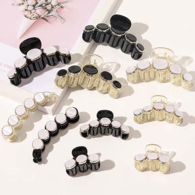 중국 Fashional 2021 Lady Girl's Hair Accessories Wholesale Acrylic Plastic Korean Banana Hair Claw Pretty For Women 판매용