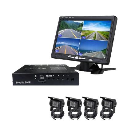 China Factory price 4 channel/4CH 1080P AHD H.264 mini mobile car dvr full ahd black box ST811C for sale