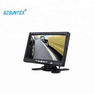 China 7 Inch TFT LCD Color Car Vehicle Rearview Mirror AV Remote Control Monitor Input For DVD/VCR/Car Backup Reverse Camera for sale