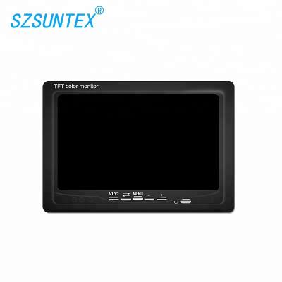 China Multi-Language Car Camera Night Vision Support Straight Blind Spots Assist System 7 Inch Car Monitor AV VGA Interface for sale