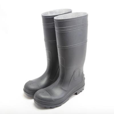 China Hot sale rain boots with steel toe bottom anti-puncture waterproof and anti-smashing for men for sale