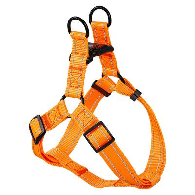 China Factory New Design Reflective Dog Harness High Quality Soft Adjustable Nylon Material Colorful Dog Harness for sale