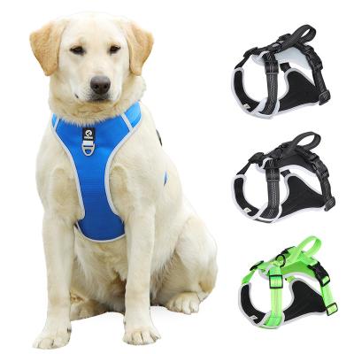 China High Quality Reflective Explosion Proof Reflective Large Dog Harness Oxford Style Pet Vest Luxury Customized Supplies Style Harness for sale