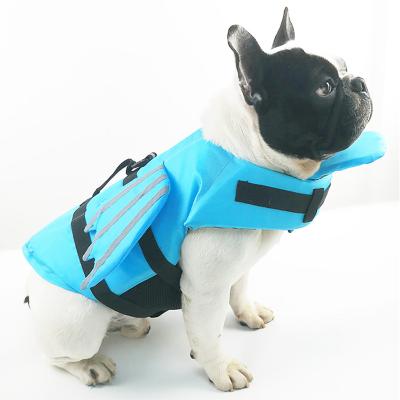 China Dog Life Vest Puppy Adjustable Buckle Adjustable Life Preserver Pet Safety Life Reflective Coat For Hunting Swimming Boating for sale