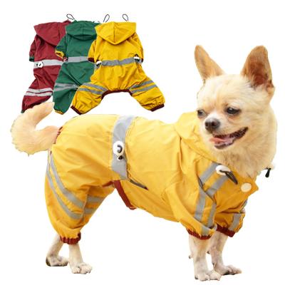 China Viable Large Dog Raincoat Waterproof Pet Clothes Jacket Bulldog Anorak Poodle Puppy Chihuahua Coat Waterproof Clothes Large Dog Raincoat for sale