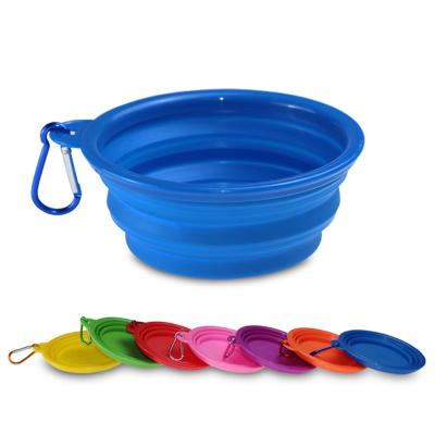 China Dog Basin Drinking Basin Quality Silicone Dog Portable Collapsible Outdoor Portable Collapsible Bowl Premium Quality for sale