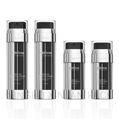 China Cosmetic Double Chamber Airless Pump Bottles 30ml 50ml for sale