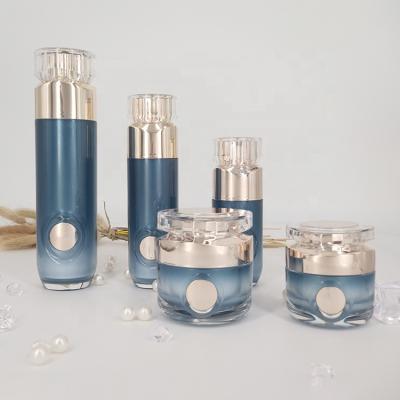 China Professional BEAUTY PACKAGING 30ml 50ml 100ml 120ml Product Lotion Bottle 15g 30g 50g Acrylic Cream Jar for sale