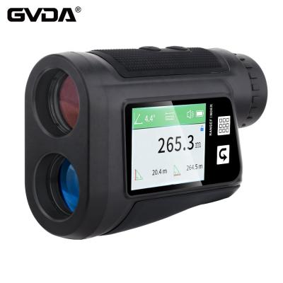 China GVDA Telescope Laser Rangefinder 6x Laser Distance Meter 1500m 1000m 800m 600m Range Finder Tape Measure For Golf Hunting Sport 112mm*50mm*25mm à venda