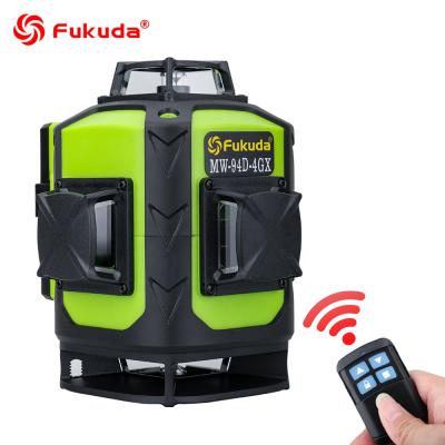 China Yes Fukuda 360 Degree Rotary Self-Leveling 4D 16 Horizontal And Vertical Lines Laser Level Green Level For Indoor Outdoor zu verkaufen